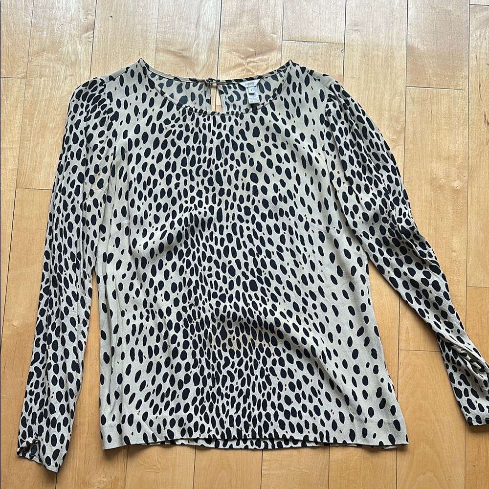 Jcrew leopard top